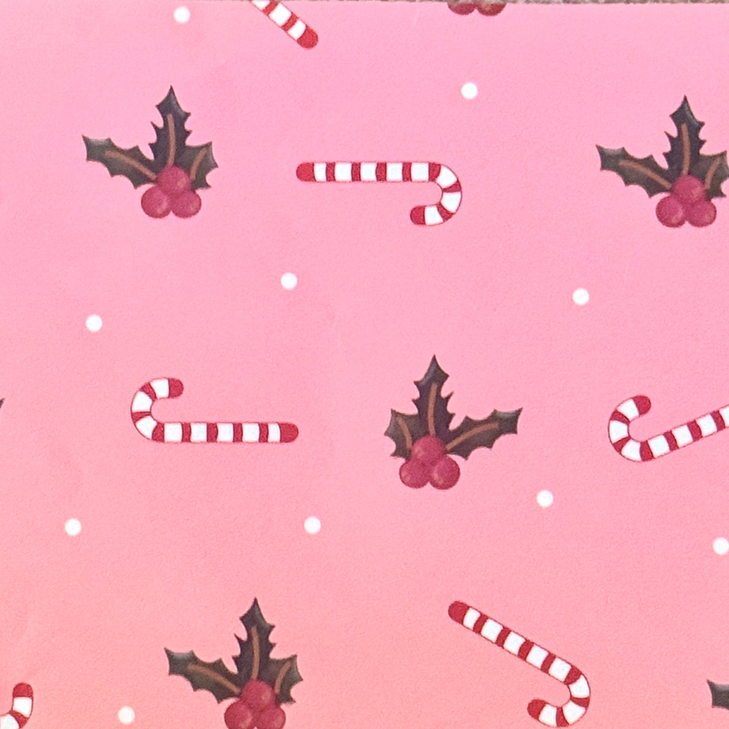 Candy Cane and Holly