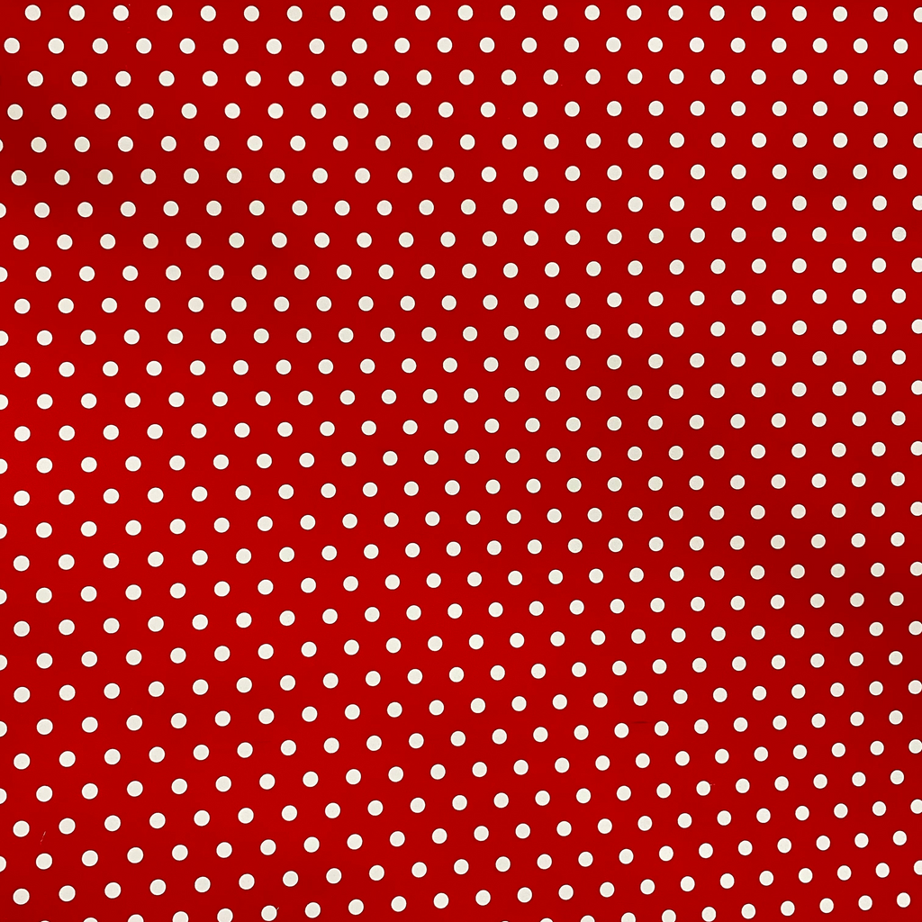 Red and White Polka Dot